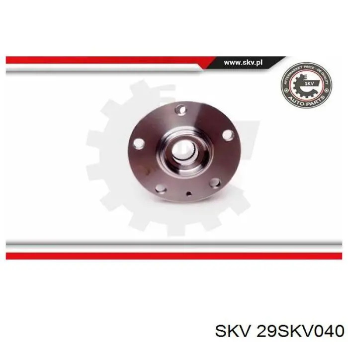 29SKV040 SKV Маточина (передня)