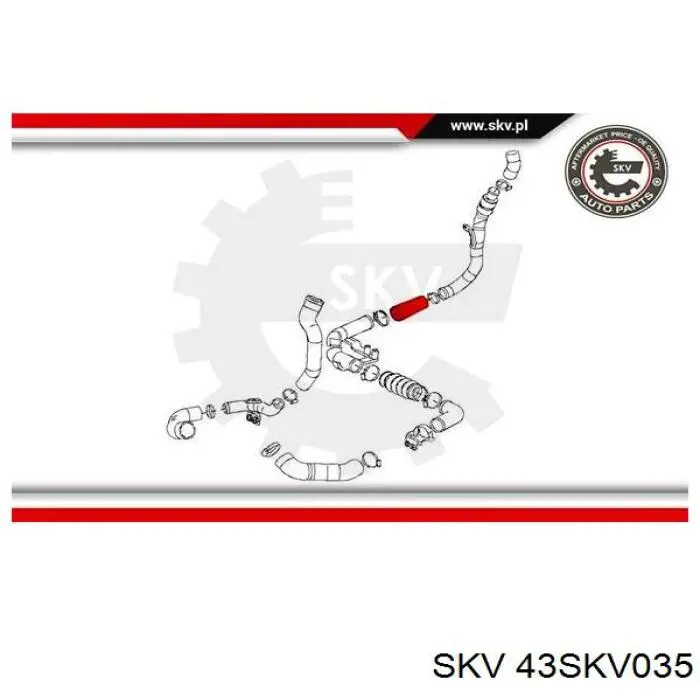 Шланг/патрубок интеркуллера NTY GPPFR129 ціна, від 18.65 USD