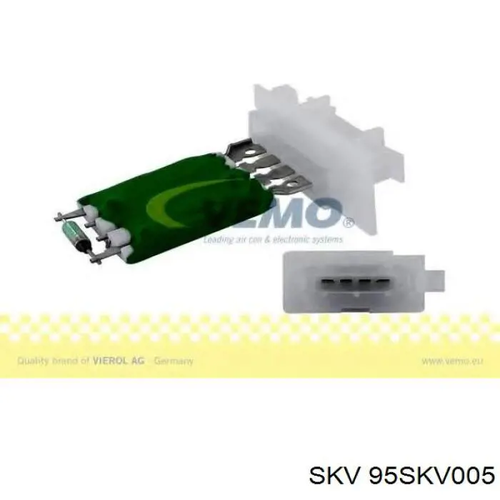 Резистор пічки 95SKV005 SKV