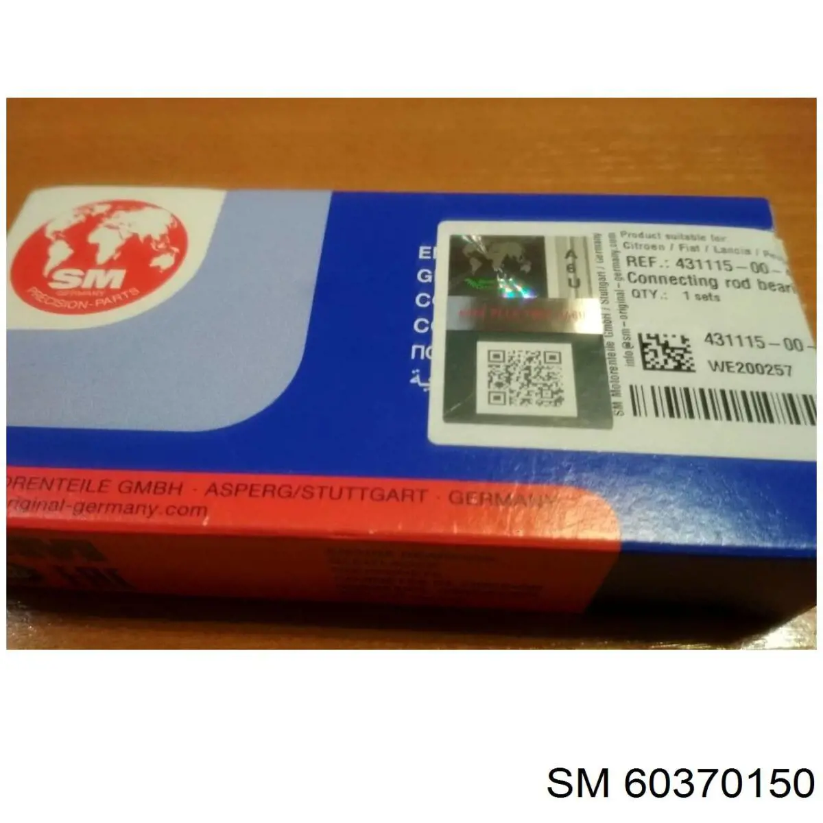 Купити 60370150 SM Вкладиші колінвала, корінні, комплект, 2-й ремонт (+0,50)