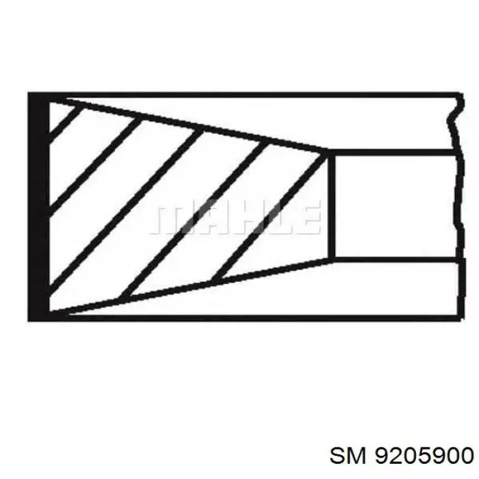 Кільця поршневі на 1 циліндр, STD. SM 9205900 ціна, від 15.38 USD