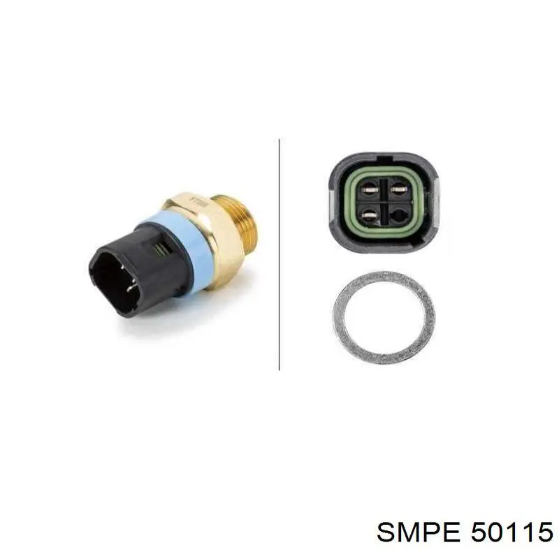 Термо-датчик включення вентилятора радіатора 50115 Smpe