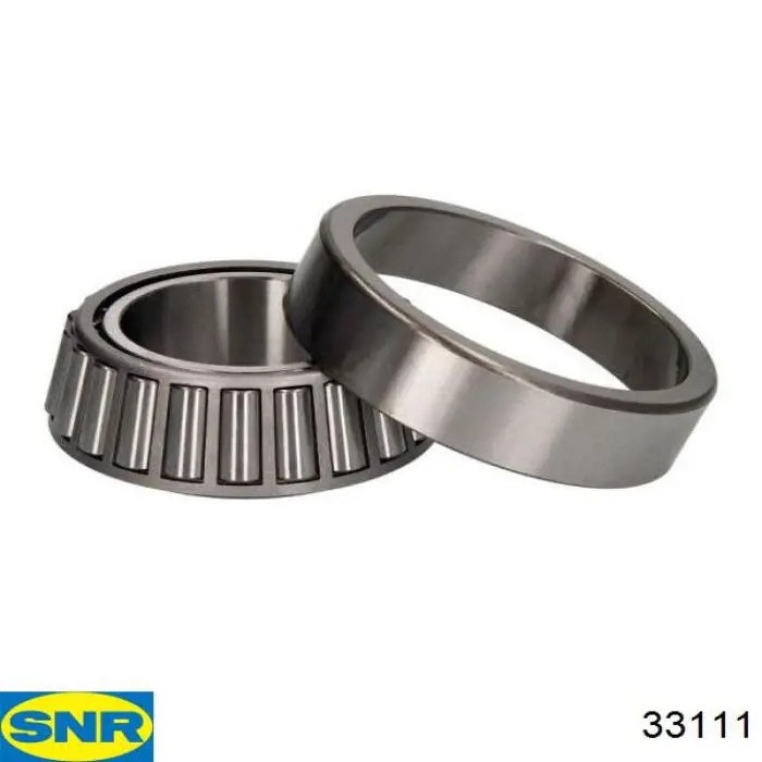 Комплект підшипник маточини передньої SNR 33111 ціна, від 22.68 USD