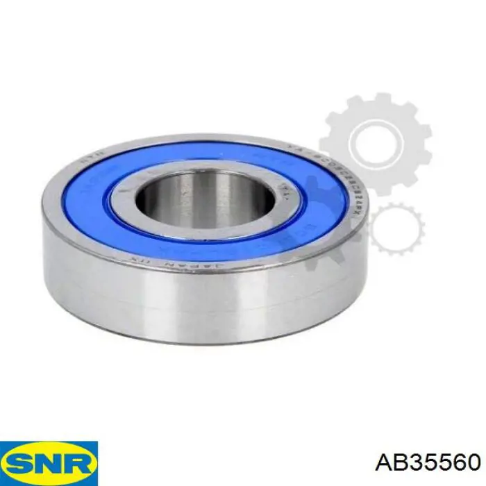 Підшипник вторинного валу коробки SNR AB35560 ціна, від 14.68 USD