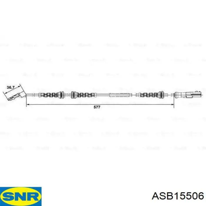 Датчик ABS передній SNR ASB15506 ціна, від 13.70 USD