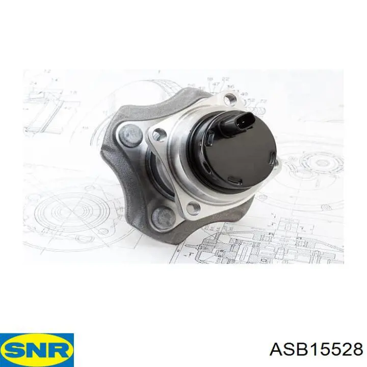 Датчик АБС задній лівий SNR ASB15528 ціна, від 17.53 USD