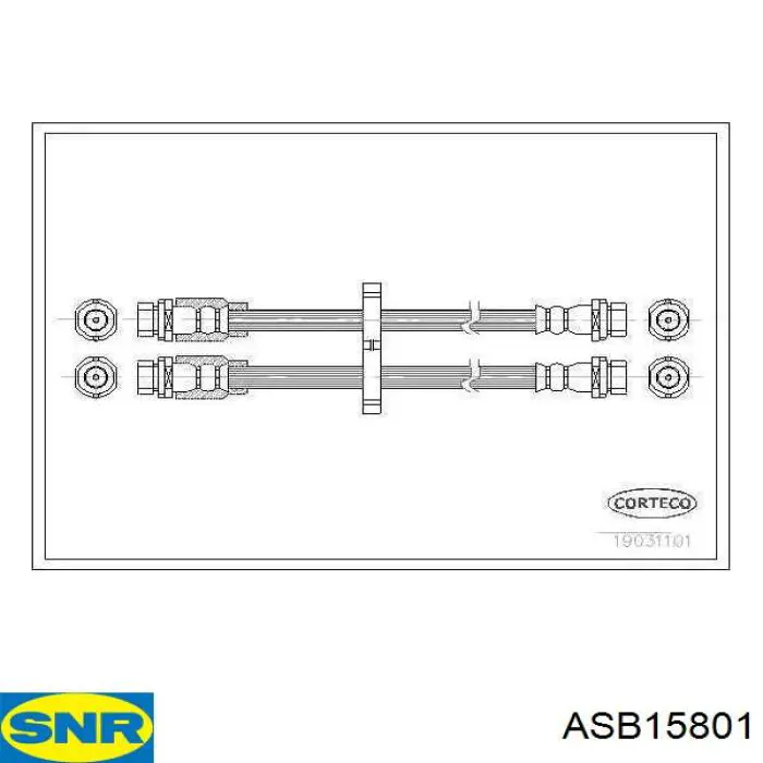 Передній правий датчик абс ABE CCZ1554ABE