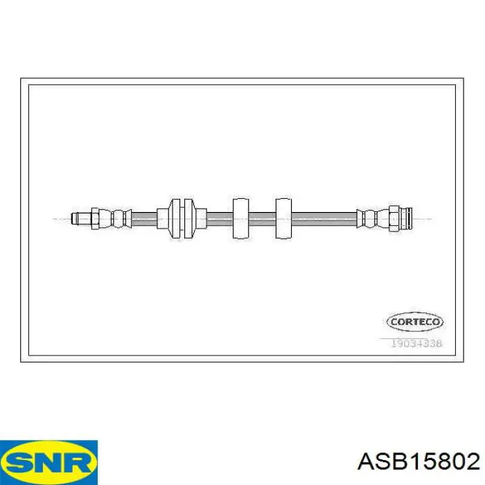 Датчик АБС (ABS) передній, лівий ASB15802 SNR