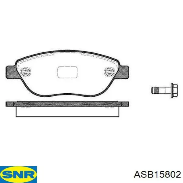 Датчик АБС (ABC) передній, лівий SNR ASB15802