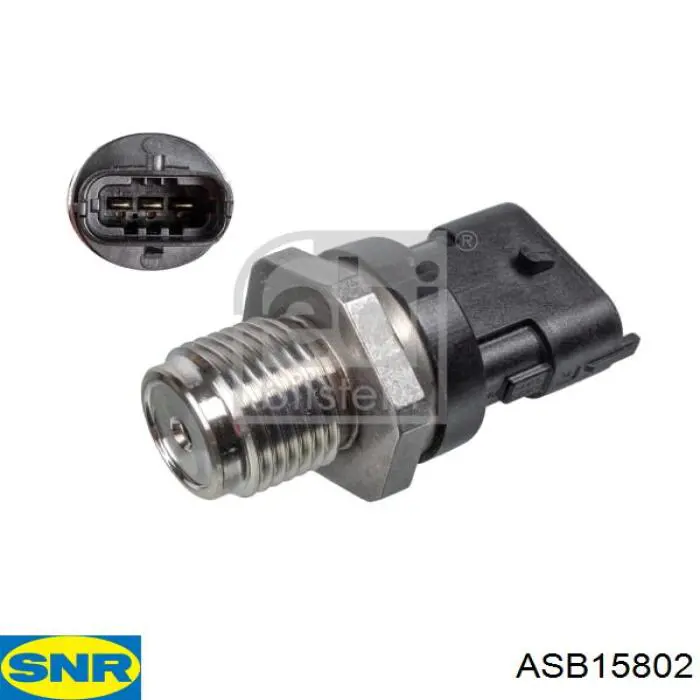 ASB15802 SNR Датчик ABS передній лівий