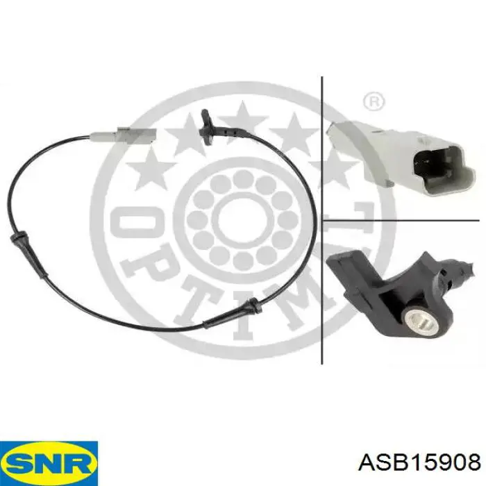 Купити ASB15908 SNR Датчик АБС (ABS) передній