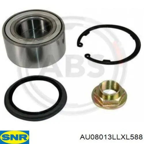 Комплект підшипник маточини передньої SNR AU08013LLXL588 ціна, від 20.31 USD
