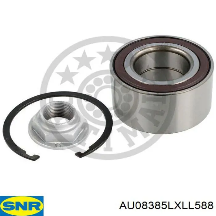 Комплект підшипник маточини передньої SNR AU08385LXLL588 ціна, від 36.15 USD