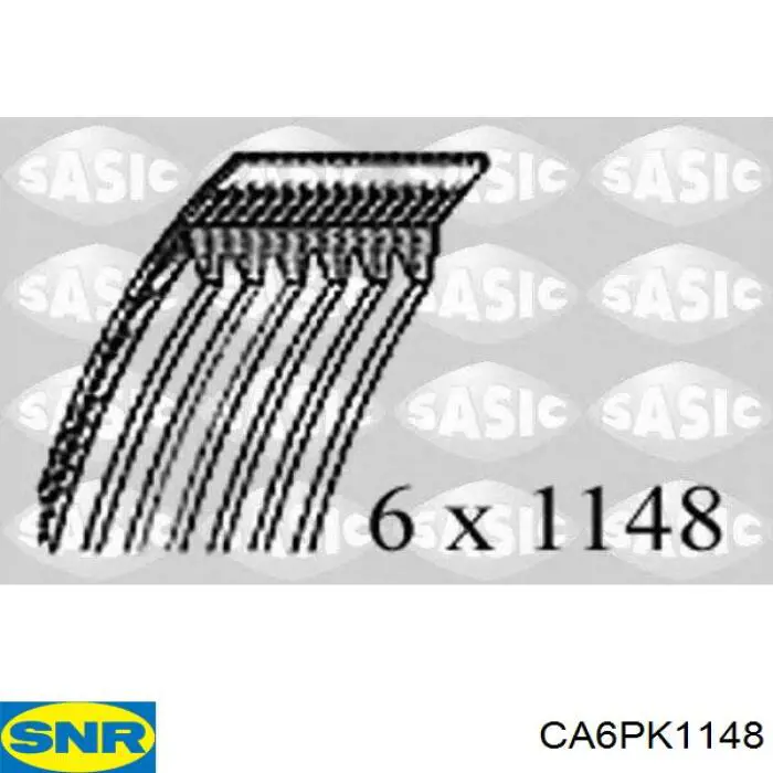 Купити CA6PK1148 SNR Ремінь генератора