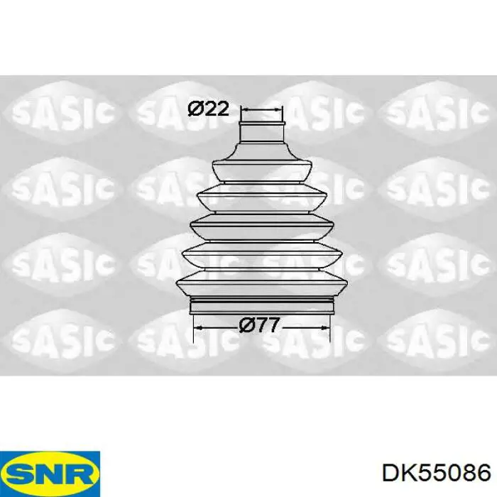 Привід передній лівий SNR DK55086 ціна, від 71.01 USD