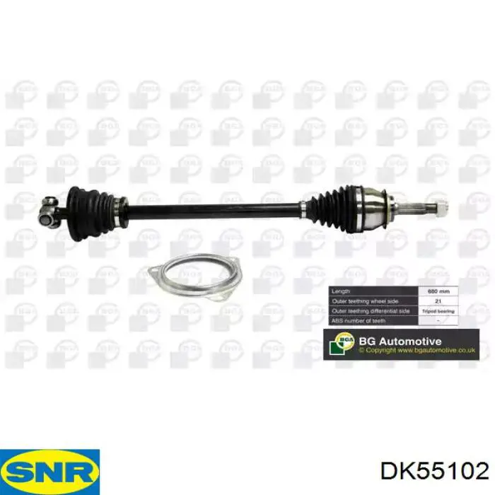 DK55102 SNR Привід лівий