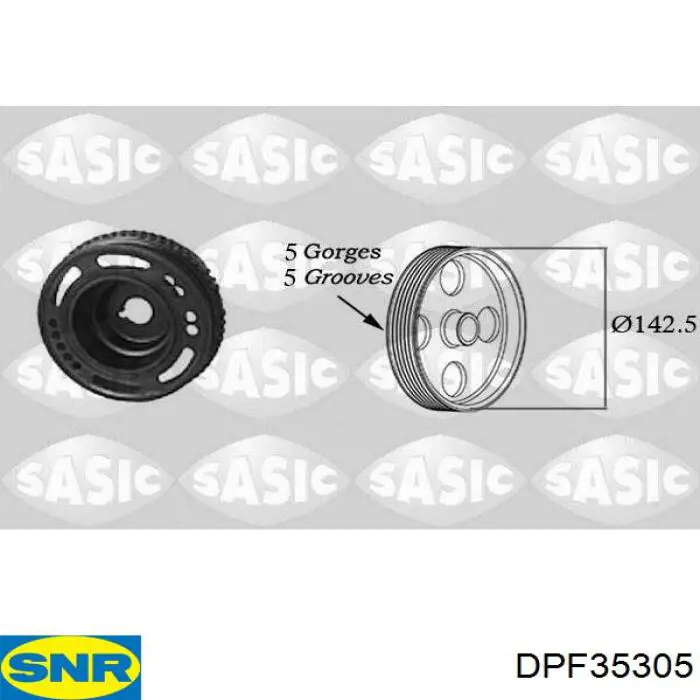 Купити TVD1144A Gates Шків колінчастого вала