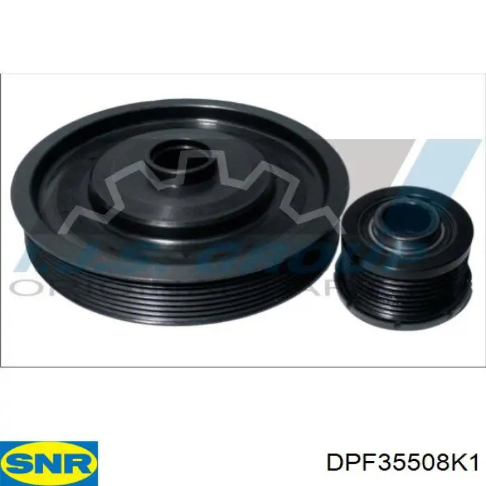 Купити DPF35508K1 SNR Шків колінчастого вала