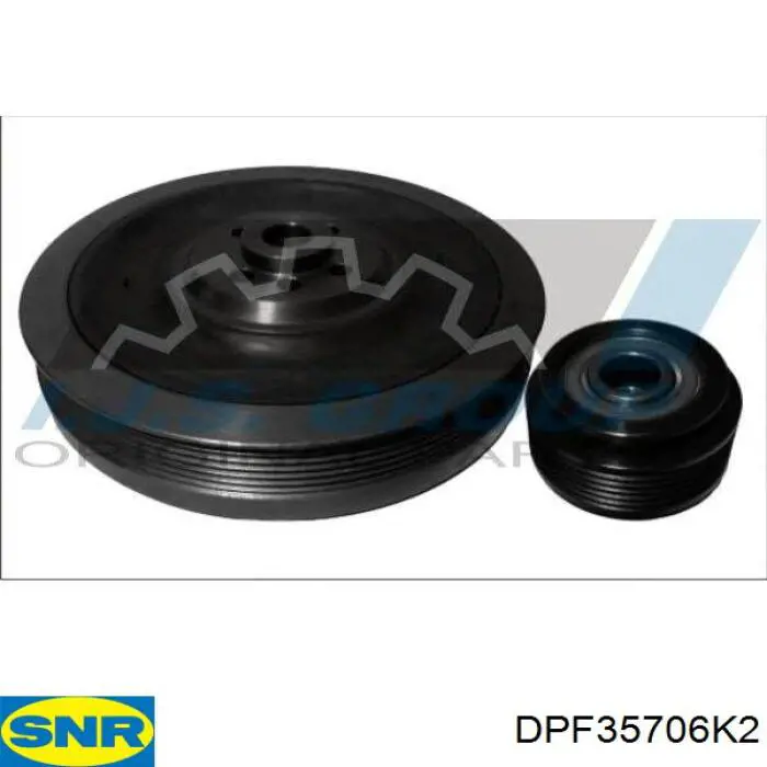 Купити DPF35706K2 SNR Шків колінчастого вала
