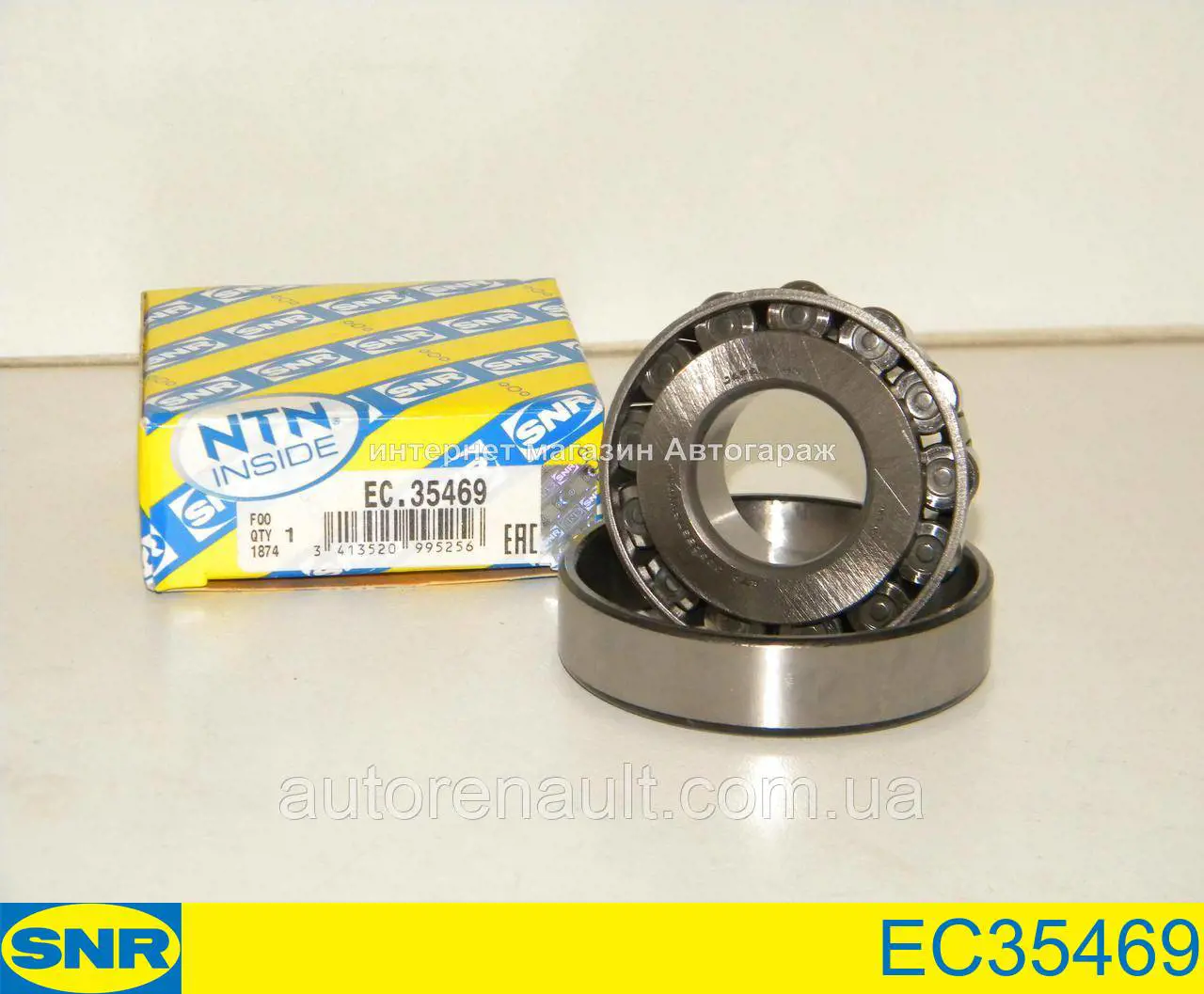 Підшипник маточини передньої, зовнішній SNR EC35469 ціна, від 14.09 USD