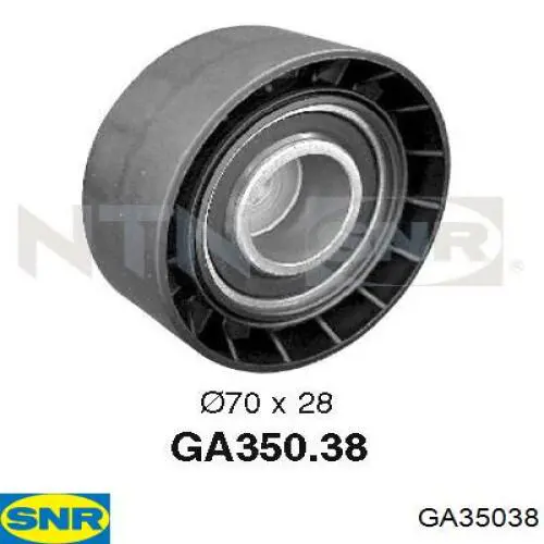GA35038 SNR ролик натягувача приводного ременя