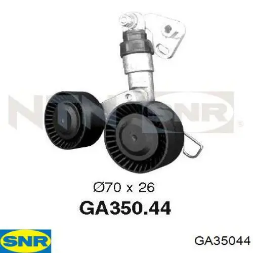 GA35044 SNR кронштейн натягувача приводного ременя