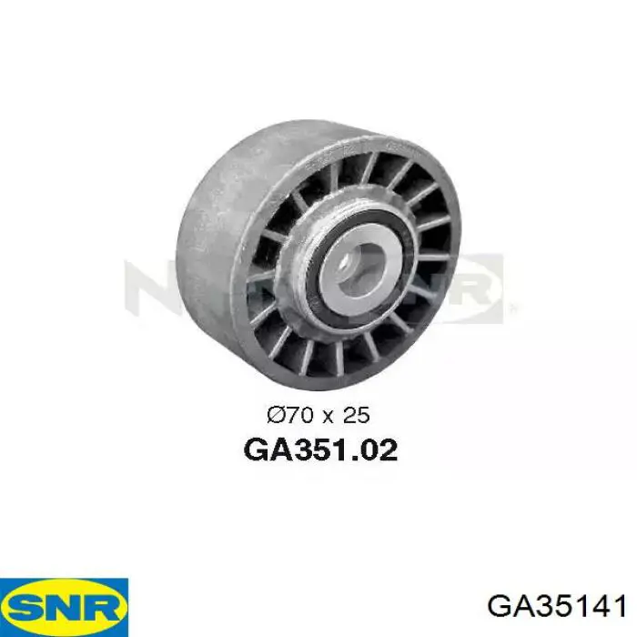 Ролик приводного ременя, паразитний SNR GA35141 ціна, від 20.07 USD