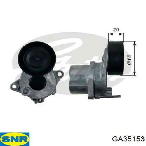 GA35153 SNR натягувач приводного ременя