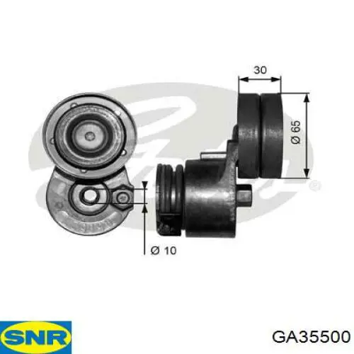 GA35500 SNR натягувач приводного ременя