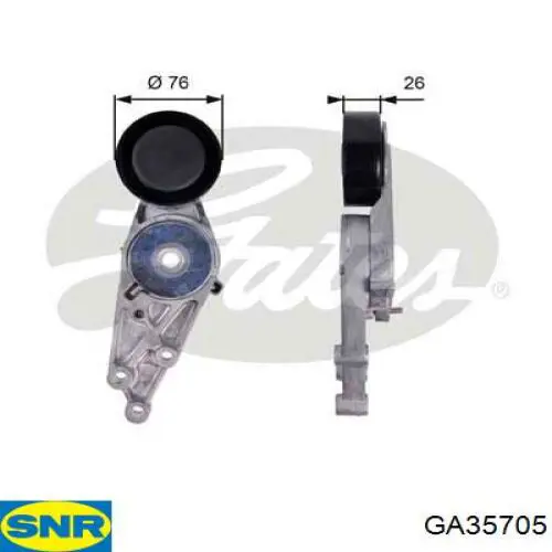 Купити GA35705 SNR Натягувач приводного ременя