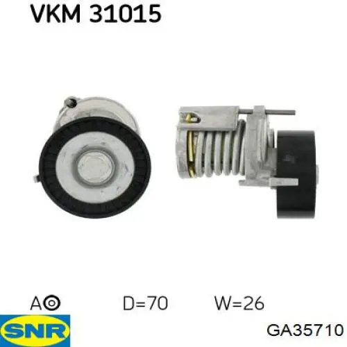 Натягувач приводного ременя SNR GA35710 ціна, від 39.25 USD