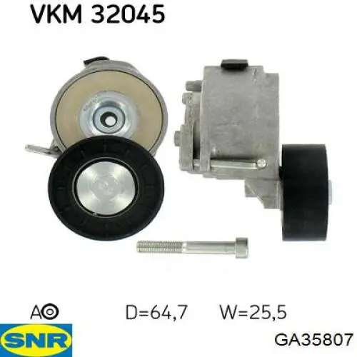 Натягувач приводного ременя SNR GA35807 ціна, від 33.14 USD