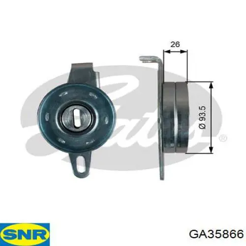 Натяжний ролик SNR GA35866 ціна, від 37.09 USD