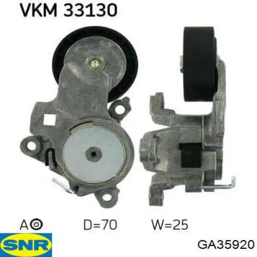 Натягувач приводного ременя SNR GA35920 ціна, від 46.47 USD