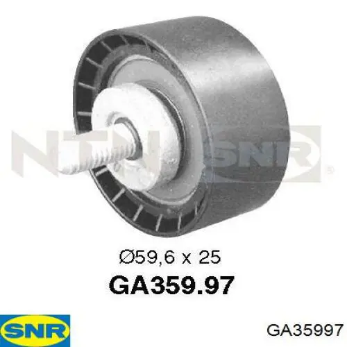 GA35997 SNR ролик натягувача приводного ременя