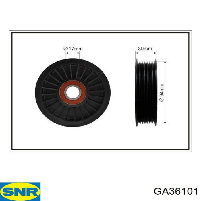 GA36101 NTN натягувач приводного ременя