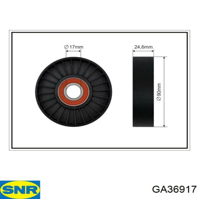 Натяжний ролик Kamoka R0372 ціна, від 16.46 USD