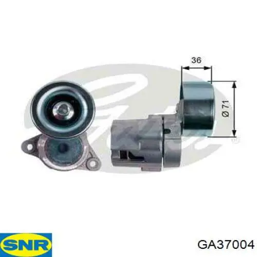 GA37004 SNR натягувач приводного ременя