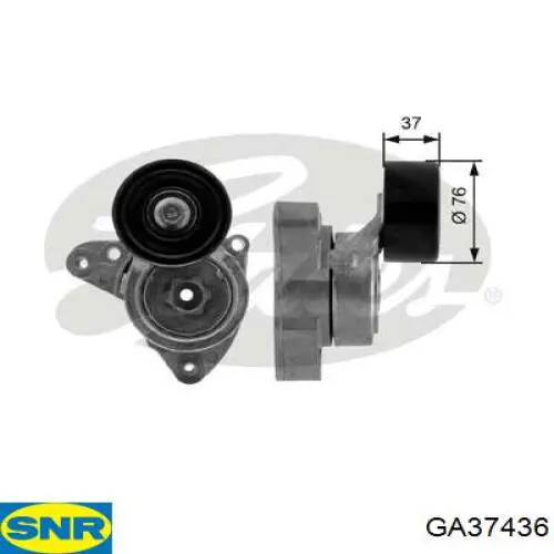 GA37436 SNR натягувач приводного ременя