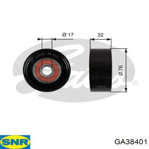 Натяжний ролик GA38401 SNR