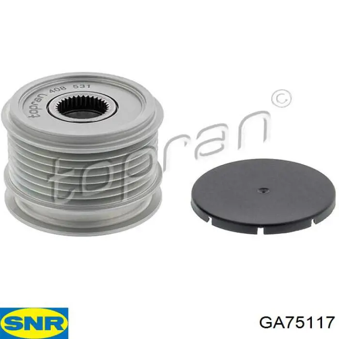 GA75117 SNR шків генератора