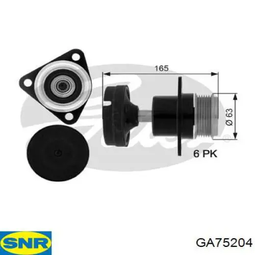 Купити GA75204 SNR Шків генератора