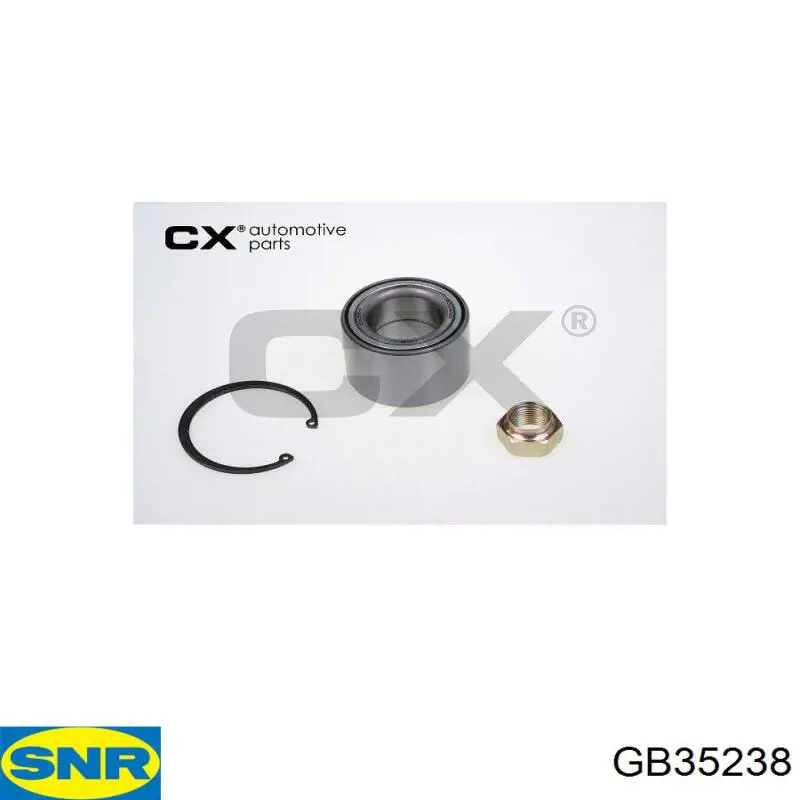 Комплект підшипник маточини передньої SNR GB35238 ціна, від 16.02 USD
