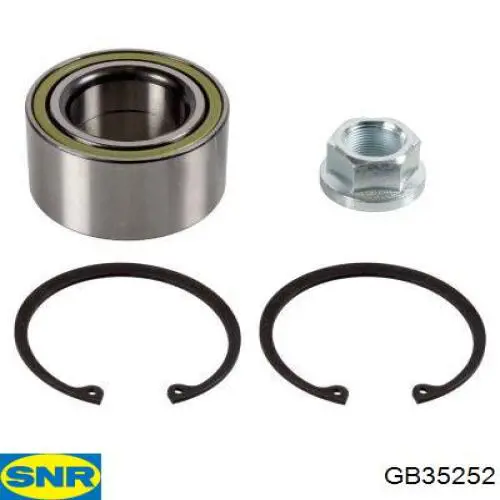 Комплект підшипник маточини передньої SNR GB35252 ціна, від 26.15 USD