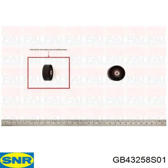 GB43258S01 SNR Підшипник маточини передньої