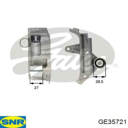 GE35721 SNR натягувач ременя грм