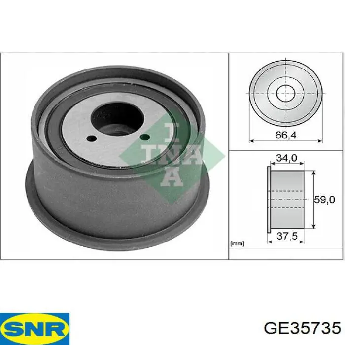 Купити GE35735 SNR Ролик паразитний ГРМ