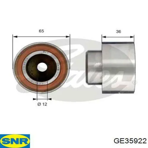 Купити GE35922 SNR Ролик паразитний ГРМ