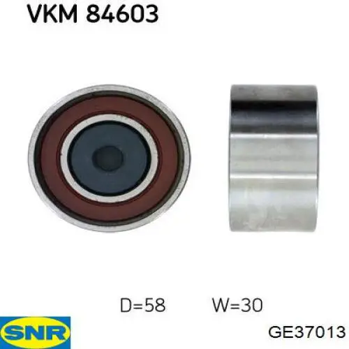 Ролик ременя ГРМ, паразитний SNR GE37013 ціна, від 20.51 USD