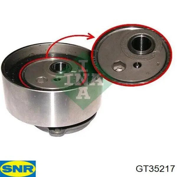 GT35217 SNR ролик натягувача ременя грм